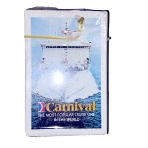 CARNIVAL cruise playing cards new in package